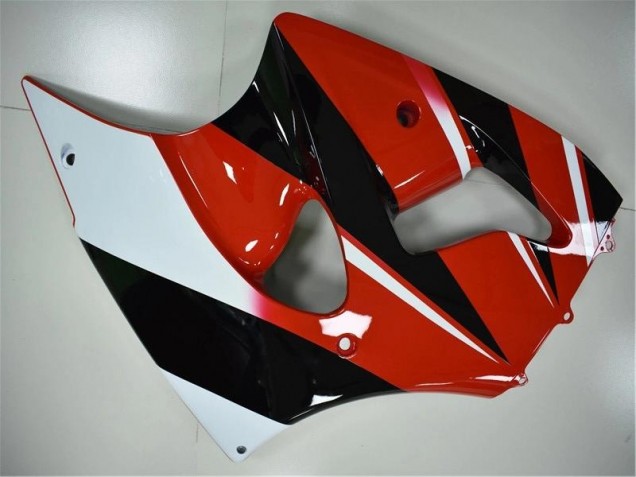 00-02 Rot Schwarz Weiß Kawasaki ZX6R Motorrad Verkleidung 00-02 Rot Schwarz Weiß Kawasaki ZX6R Motorrad Verkleidung