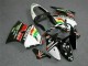 00-02 Schwarz weißer Eurobet Kawasaki ZX6R Motorrad Verkleidung