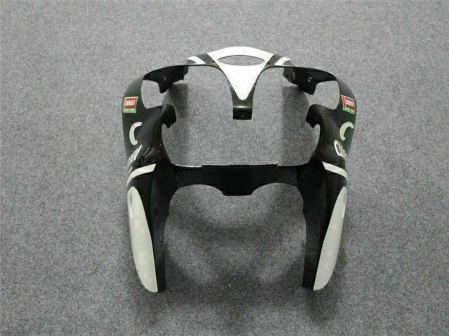 00-02 Schwarz weißer Eurobet Kawasaki ZX6R Motorrad Verkleidung