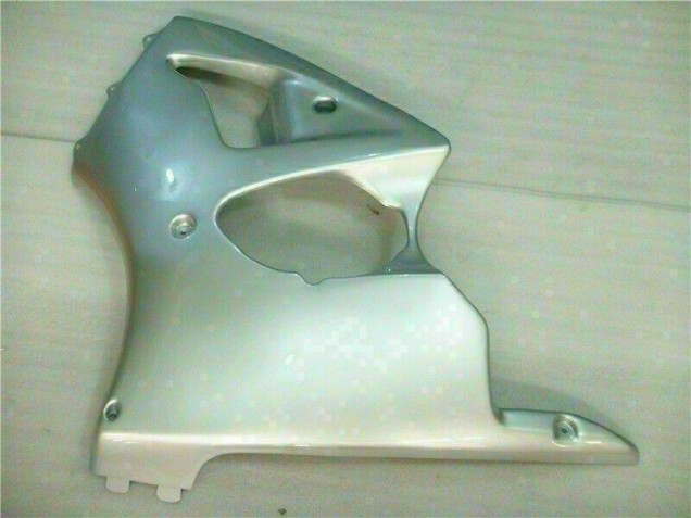 00-02 Silber Kawasaki ZX6R Motorrad Verkleidung 00-02 Silber Kawasaki ZX6R Motorrad Verkleidung