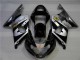 00-02 Silber Schwarz Suzuki GSXR 1000 Motorrad Verkleidung 00-02 Silber Schwarz Suzuki GSXR 1000 Motorrad Verkleidung