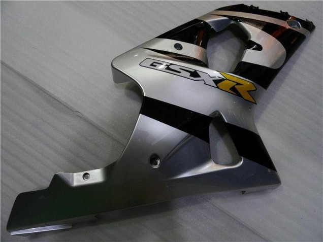 00-02 Silber Schwarz Suzuki GSXR 1000 Motorrad Verkleidung 00-02 Silber Schwarz Suzuki GSXR 1000 Motorrad Verkleidung