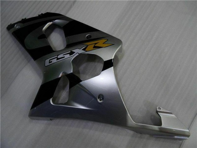 00-02 Silber Schwarz Suzuki GSXR 1000 Motorrad Verkleidung 00-02 Silber Schwarz Suzuki GSXR 1000 Motorrad Verkleidung