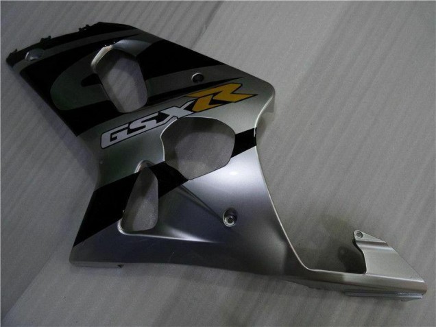 00-02 Silber Schwarz Suzuki GSXR 1000 Motorrad Verkleidung 00-02 Silber Schwarz Suzuki GSXR 1000 Motorrad Verkleidung