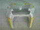 00-02 Weiß Gelb Flamme Kawasaki ZX6R Motorrad Verkleidung 00-02 Weiß Gelb Flamme Kawasaki ZX6R Motorrad Verkleidung