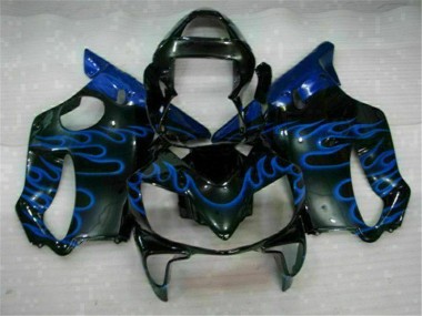 01-03 Blau Flammen Honda CBR600 F4i Motorrad Verkleidung