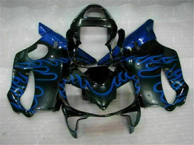 01-03 Blau Flammen Honda CBR600 F4i Motorrad Verkleidung
