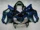 01-03 Blau Flammen Honda CBR600 F4i Motorrad Verkleidung