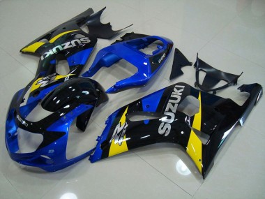 01-03 Blau Schwarz Suzuki GSXR 750 Motorrad Verkleidung