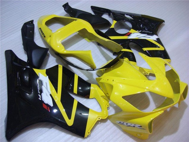 01-03 Gelb Schwarz Honda CBR600 F4i Motorrad Vollverkleidung 01-03 Gelb Schwarz Honda CBR600 F4i Motorrad Vollverkleidung