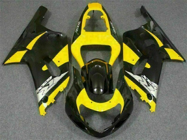 01-03 Gelb Schwarz Suzuki GSXR 600/750 Motorrad Verkleidung