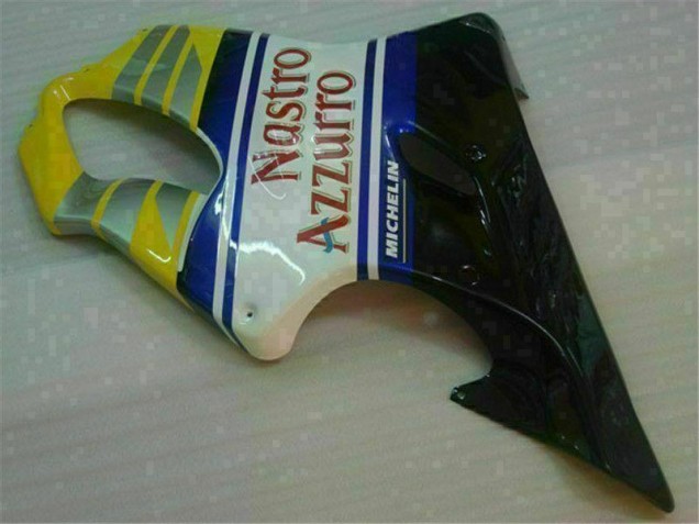 01-03 Gelb Silber Nastro Azzurro Honda CBR600 F4i Motorrad Verkleidung 01-03 Gelb Silber Nastro Azzurro Honda CBR600 F4i Motorrad Verkleidung
