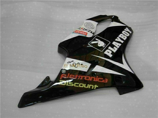 01-03 Gelb Silber Schwarz Playboy Honda CBR600 F4i Motorrad Verkleidung