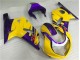 01-03 Gelb Suzuki GSXR 600/750 Motorrad Verkleidung