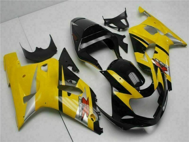 01-03 Gelb Suzuki GSXR 600/750 Motorrad Verkleidungen