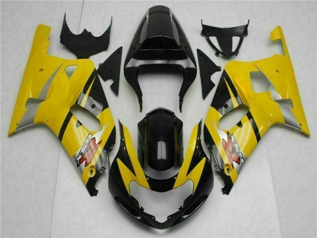 01-03 Gelb Suzuki GSXR 600/750 Motorrad Verkleidungen