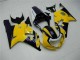 01-03 Gelb Suzuki GSXR 600/750 Motorrad Vollverkleidung