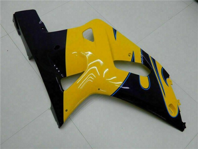 01-03 Gelb Suzuki GSXR 600/750 Motorrad Vollverkleidung