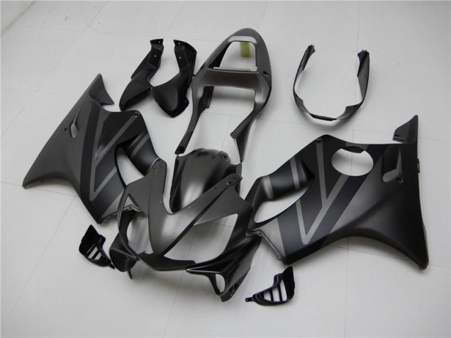 01-03 Matt Schwarz Grau Honda CBR600 F4i Motorrad Verkleidung 01-03 Matt Schwarz Grau Honda CBR600 F4i Motorrad Verkleidung