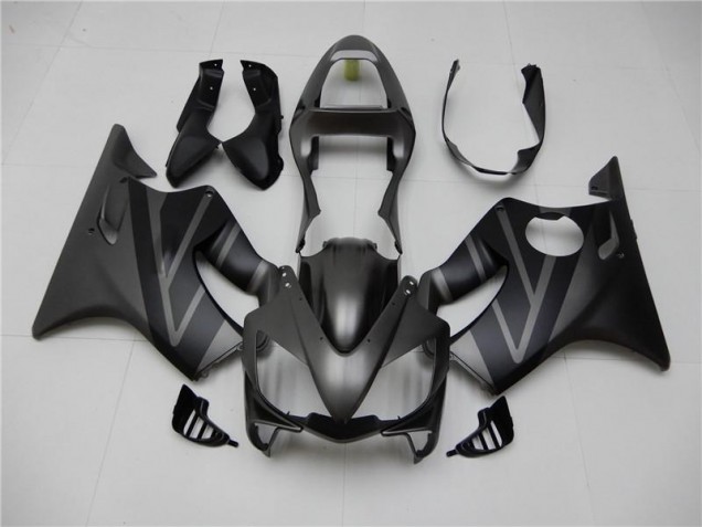01-03 Matt Schwarz Grau Honda CBR600 F4i Motorrad Verkleidung 01-03 Matt Schwarz Grau Honda CBR600 F4i Motorrad Verkleidung