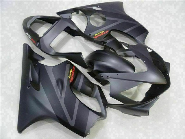 01-03 Matt Schwarz Honda CBR600 F4i Motorrad Verkleidungen
