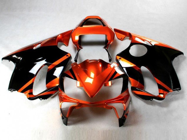 01-03 Orange Schwarz Honda CBR600 F4i Motorrad Vollverkleidung 01-03 Orange Schwarz Honda CBR600 F4i Motorrad Vollverkleidung