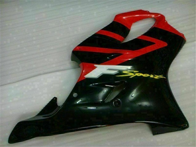 01-03 Rot Schwarz Honda CBR600 F4i Motorrad Verkleidung Komplett Sets 01-03 Rot Schwarz Honda CBR600 F4i Motorrad Verkleidung Komplett Sets