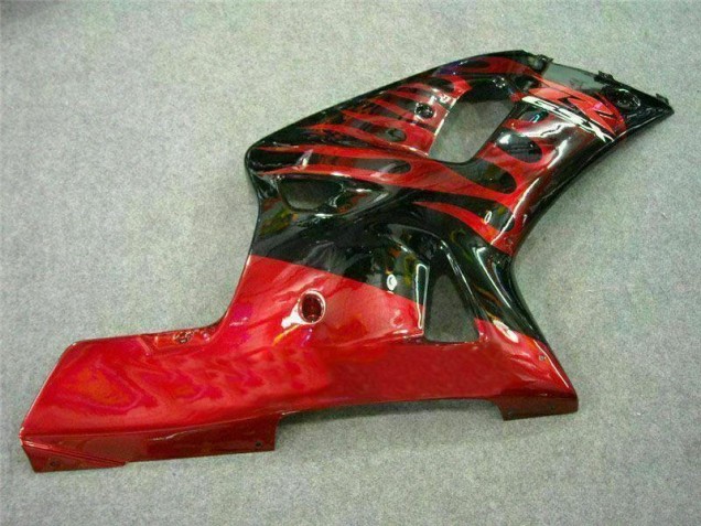 01-03 Rot Schwarz Suzuki GSXR 600/750 Motorrad Verkleidung