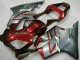 01-03 Rot Silber Honda CBR600 F4i Motorrad Verkleidung 01-03 Rot Silber Honda CBR600 F4i Motorrad Verkleidung