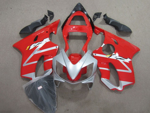 01-03 Rot Silber Honda CBR600 F4i Motorrad Verkleidung & Plastik