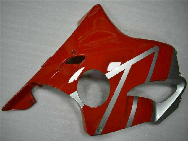 01-03 Rot Silber Honda CBR600 F4i Motorrad Vollverkleidung 01-03 Rot Silber Honda CBR600 F4i Motorrad Vollverkleidung