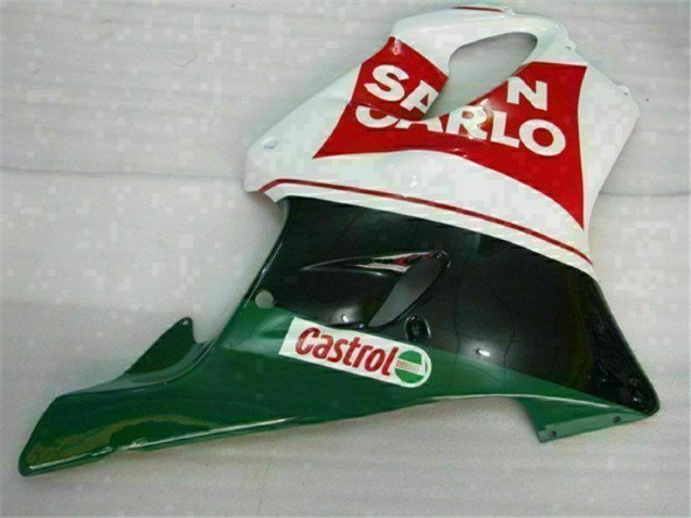01-03 Rot Weiß Schwarz San Carlo Honda CBR600 F4i Motorrad Verkleidung