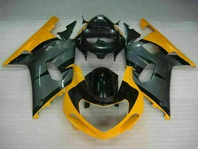 01-03 Schwarz Gelb Suzuki GSXR 600/750 Motorrad Verkleidung