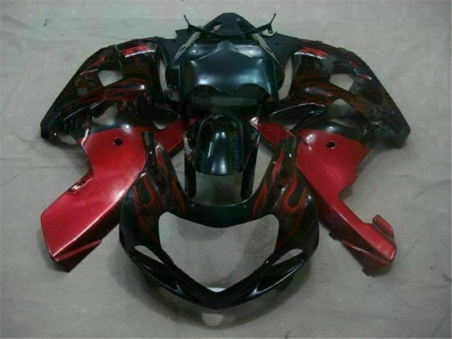 01-03 Schwarz Rot Suzuki GSXR 600/750 Motorrad Verkleidung 01-03 Schwarz Rot Suzuki GSXR 600/750 Motorrad Verkleidung