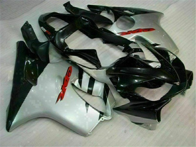 01-03 Schwarz Silber Honda CBR600 F4i Motorrad Verkleidungen