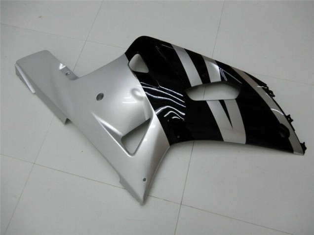 01-03 Schwarz Silber Suzuki GSXR 600/750 Motorrad Verkleidung 01-03 Schwarz Silber Suzuki GSXR 600/750 Motorrad Verkleidung