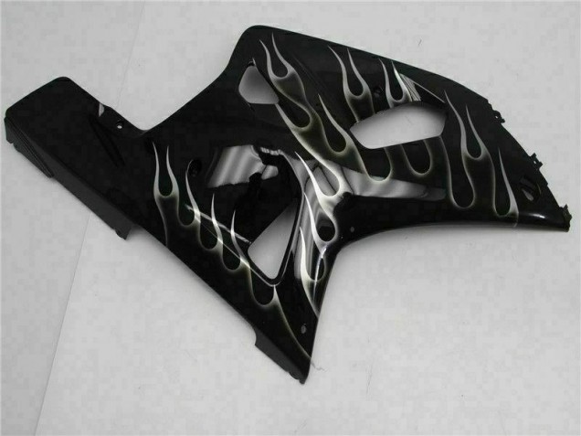 01-03 Schwarz Suzuki GSXR 600/750 Motorrad Verkleidung