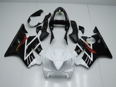 01-03 Schwarz Weiß Honda CBR600 F4i Motorrad Verkleidung