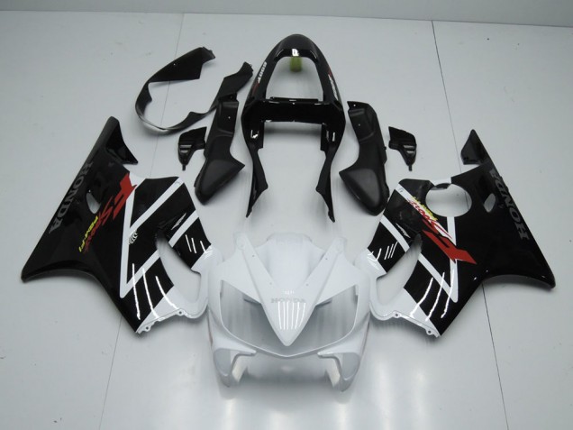 01-03 Schwarz Weiß Honda CBR600 F4i Motorrad Verkleidung 01-03 Schwarz Weiß Honda CBR600 F4i Motorrad Verkleidung