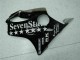 01-03 Schwarz weißes SevenStarss Honda CBR600 F4i Motorrad Verkleidung 01-03 Schwarz weißes SevenStarss Honda CBR600 F4i Motorrad Verkleidung