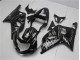 01-03 Schwarze weiße Flamme Suzuki GSXR 600/750 Motorrad Verkleidung 01-03 Schwarze weiße Flamme Suzuki GSXR 600/750 Motorrad Verkleidung