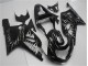 01-03 Schwarze weiße Flamme Suzuki GSXR 600/750 Motorrad Verkleidung 01-03 Schwarze weiße Flamme Suzuki GSXR 600/750 Motorrad Verkleidung