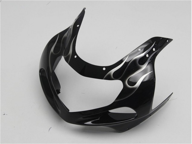01-03 Schwarze weiße Flamme Suzuki GSXR 600/750 Motorrad Verkleidung 01-03 Schwarze weiße Flamme Suzuki GSXR 600/750 Motorrad Verkleidung