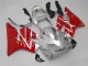 01-03 Silber Rot Honda CBR600 F4i Motorrad Verkleidung 01-03 Silber Rot Honda CBR600 F4i Motorrad Verkleidung