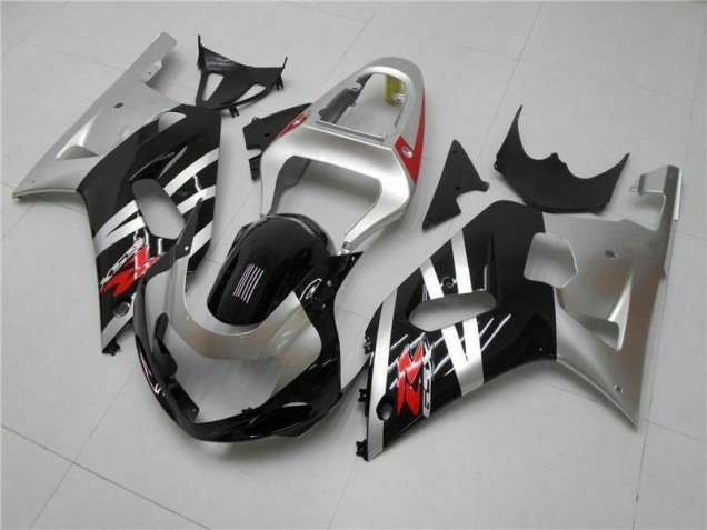 01-03 Silber Suzuki GSXR 600/750 Motorrad Verkleidung 01-03 Silber Suzuki GSXR 600/750 Motorrad Verkleidung