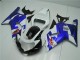 01-03 Weiß Blau Suzuki GSXR 600/750 Motorrad Verkleidung 01-03 Weiß Blau Suzuki GSXR 600/750 Motorrad Verkleidung