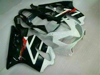 01-03 Weiß Schwarz Honda CBR600 F4i Motorrad Verkleidungen