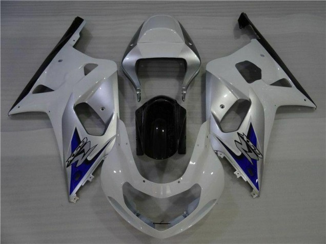 01-03 Weiß Silber Suzuki GSXR 600/750 Motorrad Verkleidung