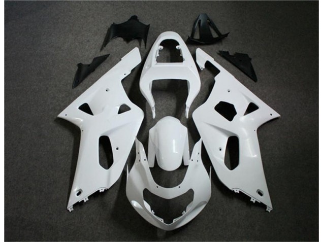 01-03 Weiß Suzuki GSXR 600/750 Motorrad Verkleidung 01-03 Weiß Suzuki GSXR 600/750 Motorrad Verkleidung