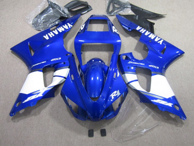 02-03 Blau Weiß Yamaha YZF R1 Motorrad Verkleidungen 02-03 Blau Weiß Yamaha YZF R1 Motorrad Verkleidungen